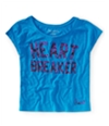 Aeropostale Womens Foil Hearbreaker Graphic T-Shirt