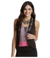 Aeropostale Womens Aria Studded Fashion Vest