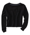 Aeropostale Womens Wide Cropped Crew Knit Sweater