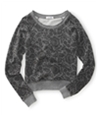 Aeropostale Womens Floral Print Knit Sweater