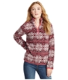 Aeropostale Womens Patterned Bear Fleece Jacket