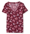 Aeropostale Womens Floral Graphic T-Shirt 604 XS