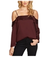 1.State Womens Ruffled Off The Shoulder Blouse, TW1