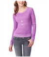 Aeropostale Womens Ls Raglan Crew Knit Sweater
