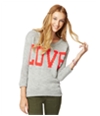 Aeropostale Womens Love Knit Sweater