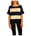 Aeropostale Womens Stripe Wide-fit Cropped Knit Sweater 404 XS