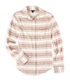 Aeropostale Womens Striped Flannel Button Up Shirt