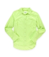 Aeropostale Womens Chambray Button Up Shirt
