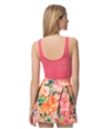 Aeropostale Womens Watercolor Floral Pleated Skirt 891 M