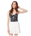Aeropostale Womens Eyelet Skater Mini Skirt
