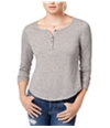 American Rag Womens Ruffled Henley Shirt