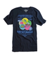 Ecko Unltd. Mens Racking Cans Tv-Neck Graphic T-Shirt