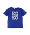 Ecko Unltd. Womens Studded Rhino Graphic T-Shirt azure S
