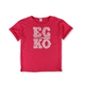 Ecko Unltd. Womens Studded Rhino Graphic T-Shirt raspbrry M