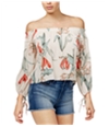 Astr The Label Womens Chavelle Off The Shoulder Blouse
