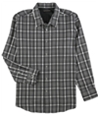 Alfani Mens Slim Fit Checked Button Up Shirt, TW2
