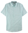Alfani Mens Slim-Fit Striped Button Up Shirt