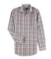 Bar Iii Mens Easy Care Quatro Twill Button Up Dress Shirt