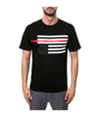 Black Scale Mens The Rebel Red Flag Graphic T-Shirt black M