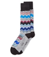 Alfani Mens Chevron Midweight Socks, TW1