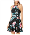 Speechless Womens Floral Fit & Flare Dress, TW1