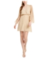 19 Cooper Womens Shimmer Blouson Dress