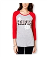 Pretty Rebellious Clothing Womens Selfie Baseball Graphic T-Shirt