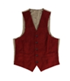 Ralph Lauren Mens Velvet Five Button Blazer Jacket red S