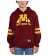 IZOD Mens Collegiate Full Zip Hooded Sweatshirt maroon M