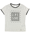 Guess Womens A We Some Graphic T-Shirt