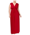 Love Squared Womens Knotted Maxi Dress, TW1
