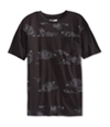 Retrofit Mens Floral Stripe Graphic T-Shirt