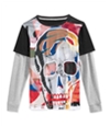 Sean John Boys Layered Cranio Graphic T-Shirt