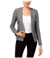 Michael Kors Womens Open-Front Moto Blazer Jacket