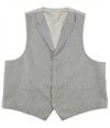 Sean John Mens Striped Five Button Vest