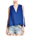 Free People Womens Darcy Super V Knit Blouse