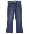 Free People Womens Straight Cropped Jeans