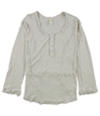Free People Womens Hong Kong Henley Shirt