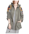 Rachel Roy Womens Embellished Utility Jacket