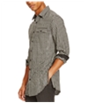 Kenneth Cole Mens Check Flannel Button Up Shirt