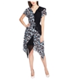 Rachel Roy Womens Mixed-Ruffle A-Line Asymmetrical Dress