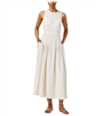 Rachel Roy Womens Pleated Lace Maxi Dress