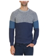 Nautica Mens Multi-Textured Colorblocked Pullover Sweater