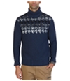 Nautica Mens Engineered Houndstooth Knit Sweater