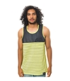 Fly Society Mens The Pieced Pu Tank Top