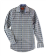 Tallia Mens Plaid Ls Button Up Shirt