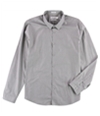 Calvin Klein Mens Classic Dashes Button Up Shirt