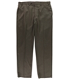 Ralph Lauren Mens Flat Front Stripe Dress Pants Slacks brown 36x32