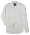 American Rag Mens Solid Button Up Shirt