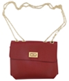 Tags Weekly Womens Goldtone Chain Shoulder Handbag Purse